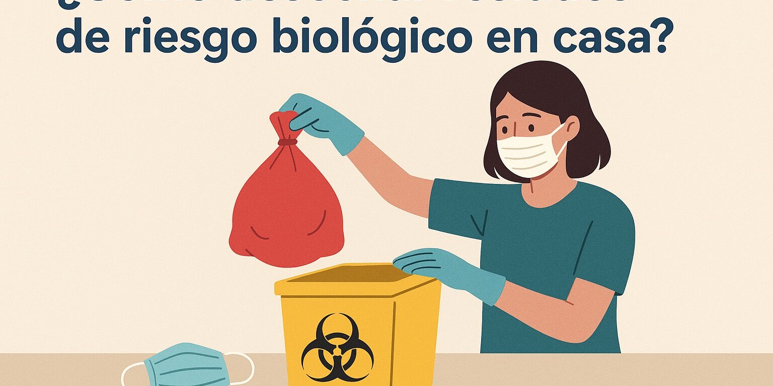 Cómo desechar residuos de riesgo biológico en casa
